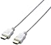 ELECOM HDMI�P�[�u�� �X���� 1.0m �z���C�g DH-HD13AS10WH