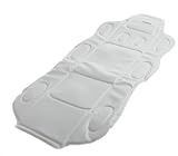 Pretika Spa Body Comforts Bath Cushion, White