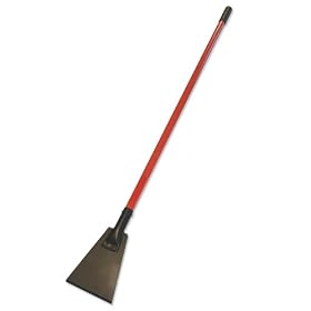 Bully Tools 92426 Heavy Duty 7-Inch Scraper Fiberglass Long Handle