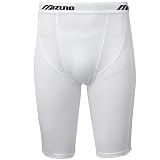 Mizuno Men's Vintage Compression Short G2 (White, Large)