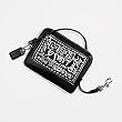 Coach Black Patent Small Zip Wallet Clutch Handbag 42864