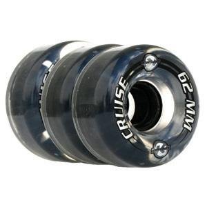 Childrens Toyshop  Toys : Kryptonics Krypto Cruise Skateboard Wheels (62mm, Clear)