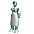 Stikfas Beta Female Action Figure Kit Nurse