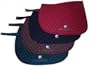 English Cotton Quilted Saddle Pad, Black