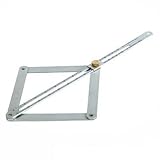 Silverline Aluminium Bevel Protractor 480mm Measuring Squares Hand Power Tool