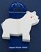 Magnetic Wooden Polar Bear Magnet by The Toy Workshop