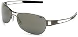TAG Heuer Speedway 204KR-901 Aviator Sunglasses,Dark Frame/Grey Lens,one size