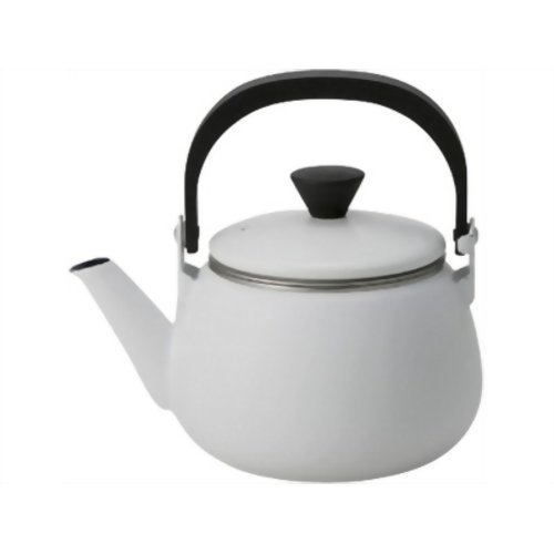 Ａｌａｗ（アロー）　　琺瑯急須　０．７Ｌ　ホワイト　ＨＫ－０７