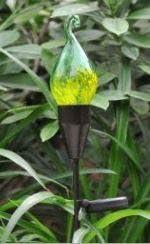 Curly Tops Firefly Stand Yellow and Green. Dimensions:height Approx 24-25"