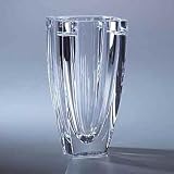 Waterford Crystal Metra Red Square Vase 10