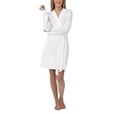 Gilligan & O'Malley® Womens Jersey Slub Robe - True White