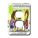 Londons Times Funny Society Cartoons - Lions Club Motivational Meeting - Light Switch Covers - 2 plug outlet cover