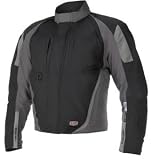 Firstgear TPG Teton Mens Motorcycle Jacket Black/Grey S