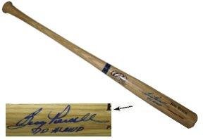 Boog Powell Autographed Bat - Rawlings Adirondack Pro Big Stick Blonde - Autographed MLB Bats