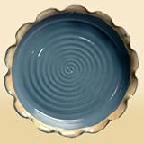 Review   / Pie Plate - Light Blue