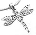 Pretty Sterling Silver Filigree Dragonfly Charm Pendant