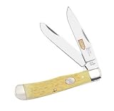 Trapper, Yellow Jigged Bone Handle, 2 Blades