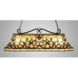 Majestic 3 Light Billiard Kitchen Island Tiffany Fixture by Landmark
