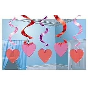 Valentines Day Ceiling Decorations | Candy Hearts Hanging Decoration