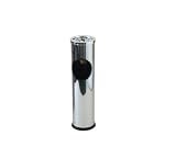 Top Hit 251195 Standabfalleimer mit Aschenbecher Edelstahl