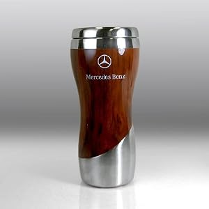 Mercedes Benz Wood Grain Tumbler