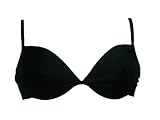 Body I.D. Black Textured Bikini Top w/ Underwire, Padded (14)