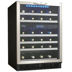 Danby DWC516BLS 51BTL B I WINECLR DUALZONE W G, ! by Danby