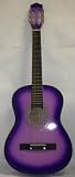 Mardi Gras Acoustic Purple Guitar