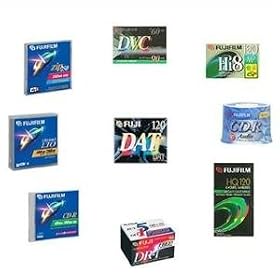 Fuji HI 8 MP P6-120 Camcorder Recordable Video Cassette Tapes (4-pack)