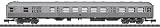 Trix 15722 Type 2nd Cl. Baggage & Control Cab Silver Fish