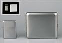 Zippo Feuerzeug Chrom gebürstet mit Zigarettenetui