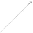 Sterling Silver Box Chain 024 (1.3mm) 18"