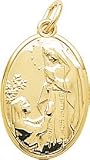 Our Lady Of Lourdes Charm by Rembrandt Charms