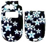 Navy Flower - Motorola V551 Faceplate Cell Phone Cover