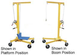 Portable Worksite Crane 500 Pound Capacity