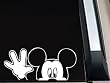 Mickey Mouse Waving Vinyl Decal Sticker -SM0001- 4L x 8W