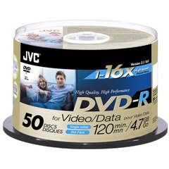 JVC 16X Write-once DVD-R