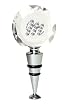 Rhinestone Monogram Winestopper - M Rhinestone Monogram Winestopper - M