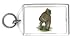 Keychain with primate, food, animal, ape