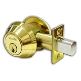 B662 Double Cylinder Heavy Duty Schlage Deadbolt - Bright Chrome