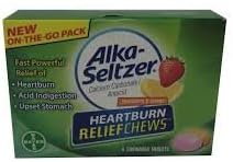 Alka Seltzer Heartburn Relief Chews - Strawberry Orange