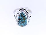 Handcrafted Number 8 Turquoise Ring