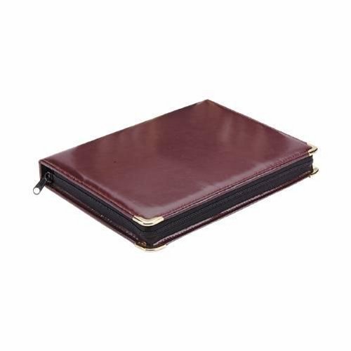 STEELMASTER Portable Zippered Key Case for 48 Keys, 8.88 x 11.88 x 1.38 Inches, Burgundy (201504817)