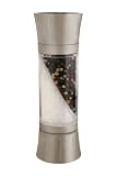 KitchenArt 80310 Dual Ended Salt and Pepper Grinder, Satin