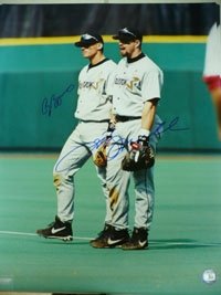 Astros, Houston (Jeff Bagwell, Craig Biggio) Autographed/Hand Signed 16x20