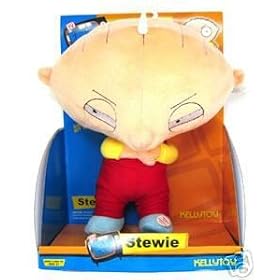 Family Guy : Cross Arm Position Talking Stewie 11" Plush Figure Doll Toy