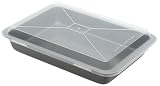 WonderBake Covered Cake Pan  13 Inch x 9 Inch x 2 Inch