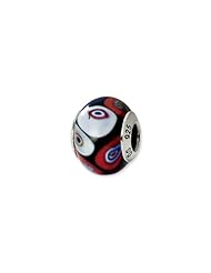 Multicolored, Murano Glass Charm for 3mm Charm Bracelets