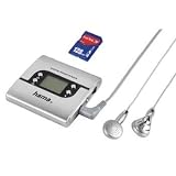Hama DMP 100 Tragbarer MP3-Player mit SD-/MMC-Kartenleser, inkl. SanDisk SD-Speicherkarte 128MB
