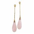 Lovely Pink Opal Briolette Earrings